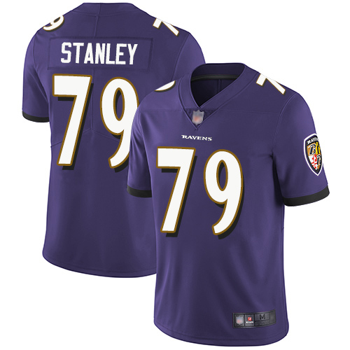 Baltimore Ravens Limited Purple Men Ronnie Stanley Home Jersey NFL Football #79 Vapor Untouchable->youth nfl jersey->Youth Jersey